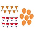 EK voetbal Holland oranje feest versiering met oranje vlag.., Hobby en Vrije tijd, Feestartikelen, Nieuw, Ophalen of Verzenden