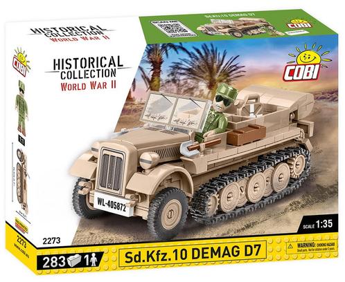 COBI 2273 SD.KFZ.10 Demag D7 (Leger bouwsets, Modelbouwsets), Kinderen en Baby's, Speelgoed | Bouwstenen, Nieuw, Verzenden