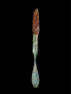 Oud-Romeins Romeins mes en scalpel van brons en ijzer -