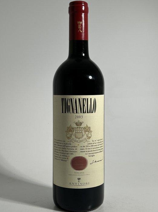 2003 Marchesi Antinori, Tignanello - Toscane IGT - 1 Fles, Verzamelen, Wijnen
