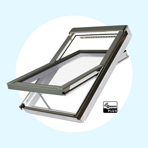Fakro elektrisch dakraam FTU-V U3 Electro Z-Wave 78x98 cm, Doe-het-zelf en Verbouw, Glas en Ramen, Nieuw, Verzenden