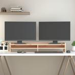 vidaXL Monitorstandaard 100x24x16 cm massief grenenhout, Verzenden, Nieuw