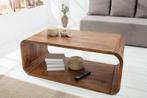 Massief houten salontafel CUBUS 100cm Sheesham, Huis en Inrichting, Tafels | Salontafels, Ophalen of Verzenden, Nieuw