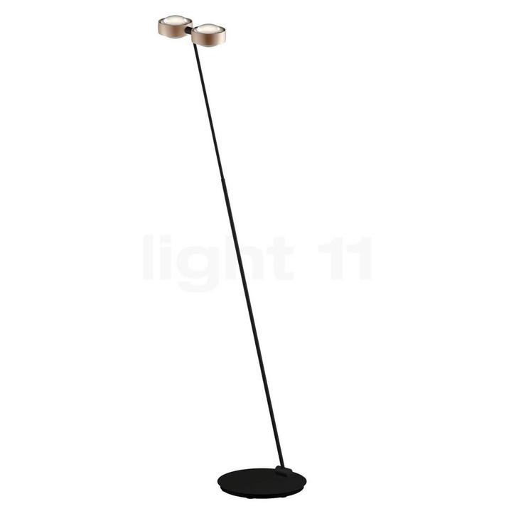 Occhio Sento Terra 180 D Vloerlamp LED, kop goud mat/body zw, Huis en Inrichting, Lampen | Vloerlampen, Nieuw, Verzenden