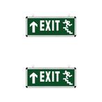 LED Noodverlichting Exit - 2 Pack - Rabonta Omhoog - Hangend, Ophalen of Verzenden, Nieuw