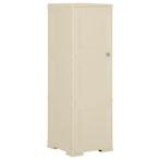 vidaXL Opbergkast hout-look 40x43x125 cm kunststof angorawit, Huis en Inrichting, Kasten | Overige, Verzenden, Nieuw