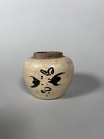 Oud-Chinees, Ming-dynastie Keramiek Vaas Cizhou - 11 cm