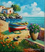 Antonino Cammarata (1962) - Giara con barca ( Sicilia )