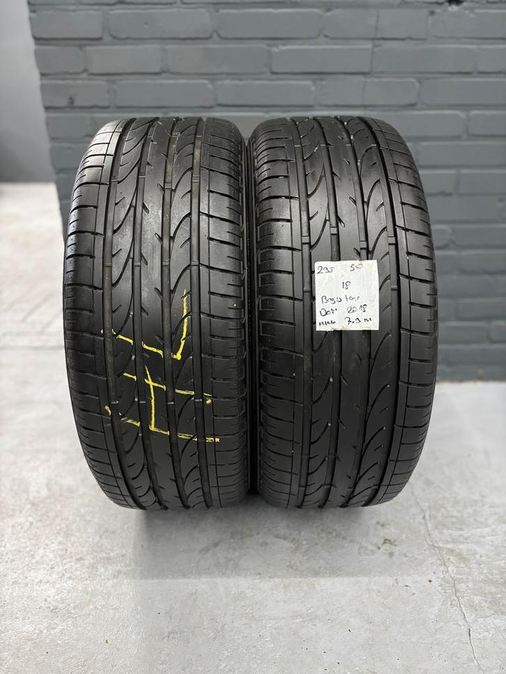 235/50/18 BRIDGESTONE DUELER HP 7,3MM 2 STUKS 130,- (2018), Auto-onderdelen, Banden en Velgen, 18 inch, Zomerbanden, 235 mm, Personenwagen