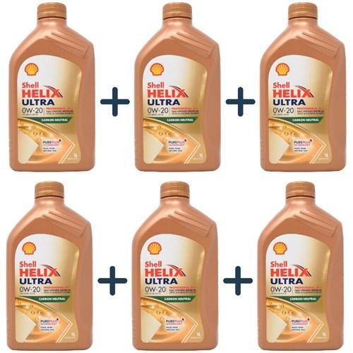 Shell Aanbieding: 6 X Helix Ultra Prof Av L 0W20 1L, Auto diversen, Onderhoudsmiddelen, Verzenden