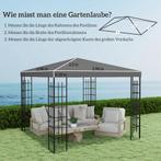 TRUUSK Outsuuny Vervangend Dak Voor Paviljoen 3 X 3 M, Water, Verzenden, Nieuw