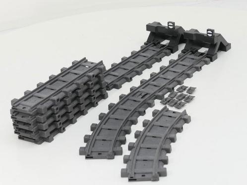 Playmobil SET 2x 4391 stootblok + 4384 (7st) Rechte rails..., Hobby en Vrije tijd, Modeltreinen | Overige schalen, Rails, Gebruikt