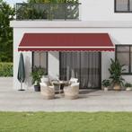 vidaXL Luifel automatisch uittrekbaar met LED 500x350 cm, Tuin en Terras, Zonneschermen, Verzenden, Nieuw