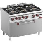 Fornuis 6 branders, maxi gasoven 1 groote deur | Diamond | G, Verzenden, Nieuw in verpakking