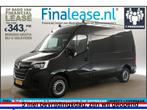 Renault Master T35 2.3 dCi L2H2 7 Pers DC Airco PDC €343pm, Renault, Zwart, Nieuw, Lease