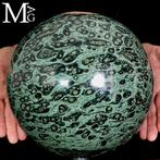 Grote Kambaba Jasper Bol – Het Groene Echo van het Oerleven