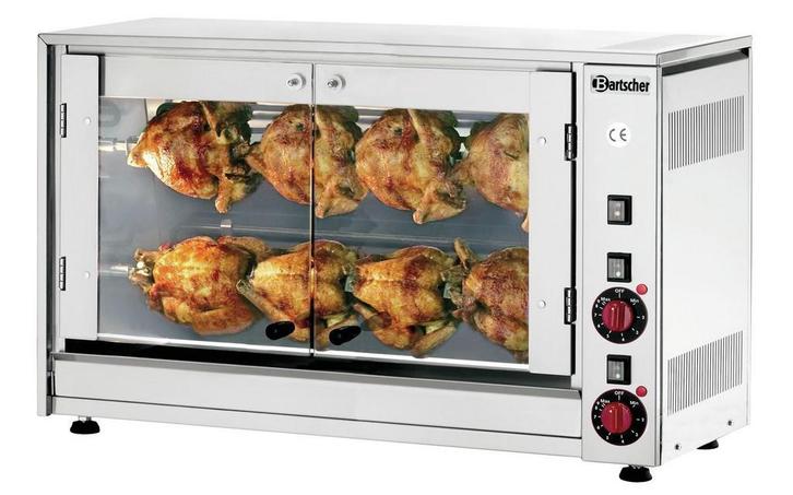 Bartscher Kippengrill P8N | 8 kippen | 2 spiesen | 230V | 88, Zakelijke goederen, Horeca | Keukenapparatuur, Nieuw in verpakking