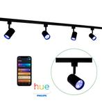 Smart Railsysteem 1-fase | HUE compatible | Zwart | 2 Meter, Huis en Inrichting, Lampen | Plafondlampen, Ophalen of Verzenden