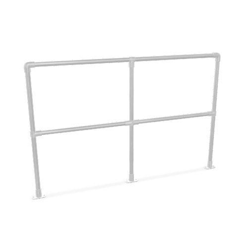 Steigerbuis Hek Izola L | Staal 33.7 mm | Voet | DIY | Op Ma, Doe-het-zelf en Verbouw, Ladders en Trappen, Ophalen of Verzenden