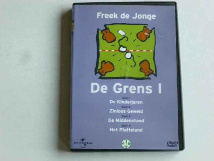 Freek de Jonge, De Grens Deel 1,2,3 en 4  (DVD), Cd's en Dvd's, Dvd's | Cabaret en Sketches, Zo goed als nieuw, Verzenden