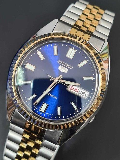 Seiko - Seiko 5 Automatic Day-Date - Zonder Minimumprijs -, Sieraden, Tassen en Uiterlijk, Horloges | Heren