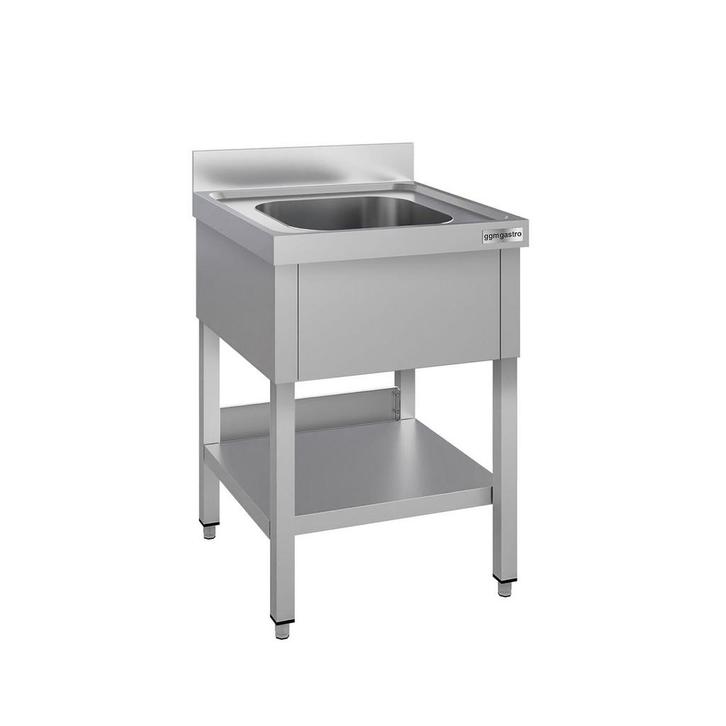 GGM Gastro | Spoeltafel ECO - 600x700mm - met bodemschap & 1, Zakelijke goederen, Horeca | Keukenapparatuur, Nieuw in verpakking