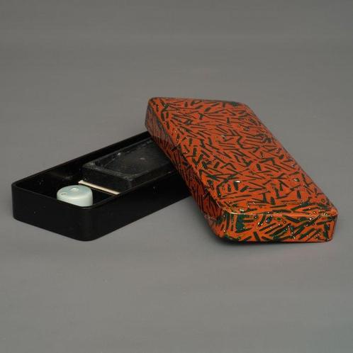 Schrijf-box - Hout, Lak, Porselein - Aono Ryichi, Antiek en Kunst, Antiek | Overige Antiek