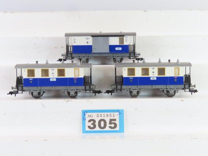 Fleischmann H0 - 5054/5053 - Modeltrein (3) - 3 Twee-assige, Hobby en Vrije tijd, Modeltreinen | H0