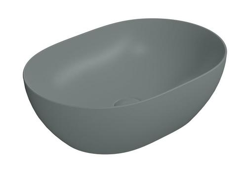 Keramische Opbouw Waskom Sapho Pura 50x35 Mat Groen, Doe-het-zelf en Verbouw, Sanitair, Overige typen, Nieuw, Ophalen of Verzenden
