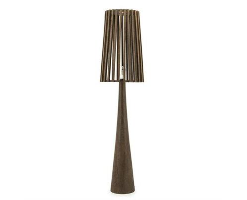 Vloerlamp Guard mangohout - Bruin | BY-BOO, Huis en Inrichting, Lampen | Vloerlampen, Nieuw, Ophalen of Verzenden