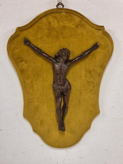 Crucifix - Hout - 1750-1800 - Corpus Christi, Antiek en Kunst, Kunst | Niet-Westerse kunst