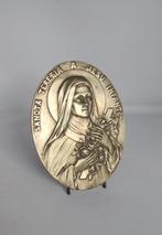 Reliëf, Sancta Teresia a Jesu Infante - 20 cm - Brons