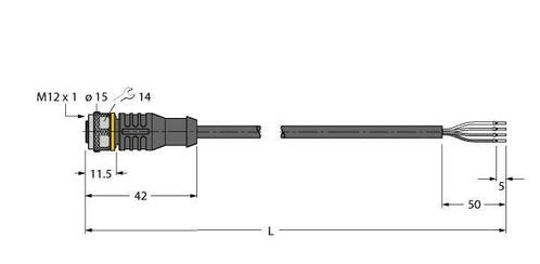 Turck Escha Ronde (Industriele) Stekker - 6625014, Doe-het-zelf en Verbouw, Elektra en Kabels, Overige typen, Nieuw, Verzenden