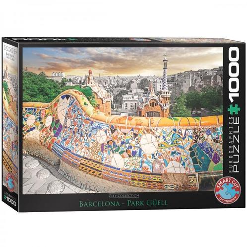 Barcelona Park Gnell Puzzel (1000 stukjes) | Eurographics -, Hobby en Vrije tijd, Denksport en Puzzels, Nieuw, Verzenden