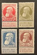 België 1905 - Leopold II Grove Baard - 10c tot 35c -, Gestempeld