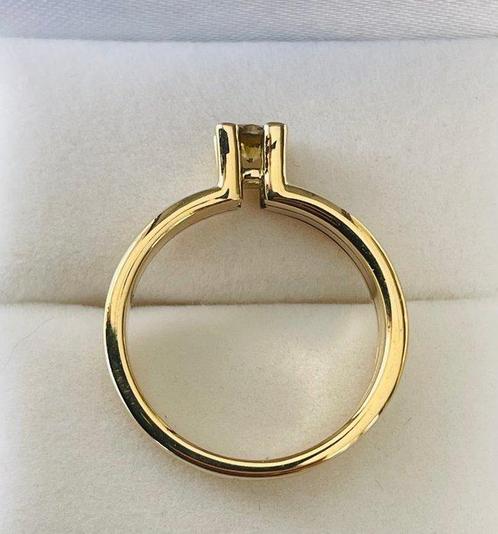 Verlovingsring - 18 karaat Geel goud - 0.30ct. tw. Diamant, Sieraden, Tassen en Uiterlijk, Antieke sieraden