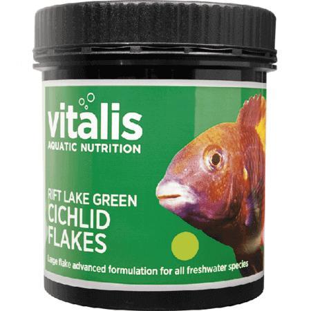 Vitalis Rift Lake Cichlid Flakes - Green 40 g, Dieren en Toebehoren, Vissen | Aquaria en Toebehoren, Ophalen of Verzenden