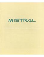 1994 NISSAN MISTRAL BROCHURE JAPANS, Boeken, Nieuw, Nissan, Author