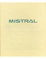 1994 NISSAN MISTRAL BROCHURE JAPANS, Boeken, Auto's | Folders en Tijdschriften, Nieuw, Nissan, Author