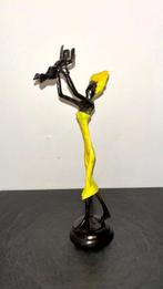 Abdoulaye Derme - sculptuur, Mère & Enfant - 23 cm - Koud