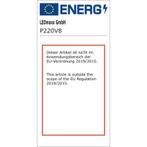 Ledmaxx LED kogellamp E27 1W 55lm 2200K helder kunststof..., Ophalen of Verzenden, Nieuw