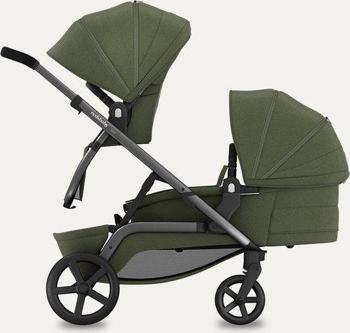 Showmodel Redsbaby Nuvo Duo Ivy Green € 799, Kinderen en Baby's, Kinderwagens en Combinaties, Duowagen, Met reiswieg, Verstelbare duwstang