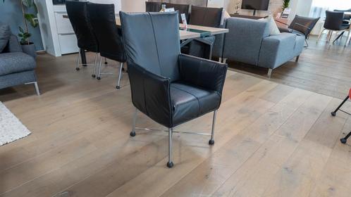 Eetkamerstoel Montis Chaplin  Siena leer, Huis en Inrichting, Stoelen, Zo goed als nieuw, Leer, Ophalen of Verzenden