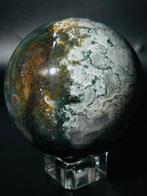 Mosagaat kristallen bol – bospatronen uit Indonesië Ø 90mm-, Verzamelen