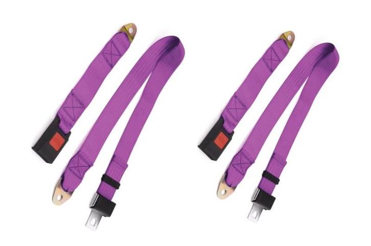 2 punts gordel set paars voor 2 stoelen, Auto-onderdelen, Overige Auto-onderdelen, Nieuw, Ophalen of Verzenden