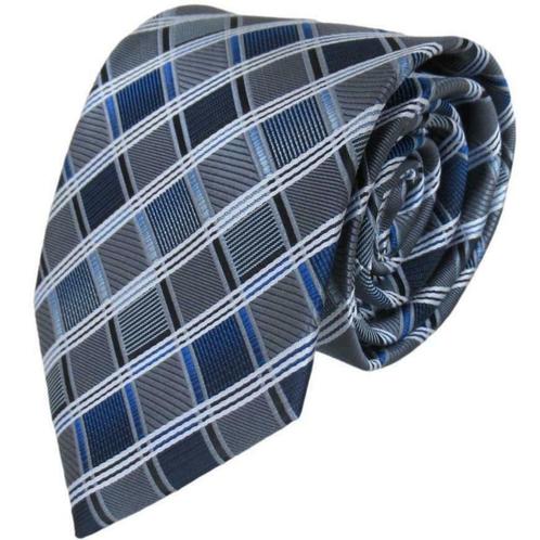 SALE  Geruite EXTRA LANGE stropdas blauw/grijs kopen, Kleding | Heren, Stropdassen, Met patroon, Grijs, Nieuw, Verzenden