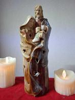Prachtig beeld van Maria, Jozef en Jezus - 34 cm - Porselein