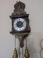 Wandklok - - Verguld messing - 1960-1970 - Vintage horloge