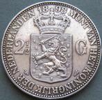 Nederland. Wilhelmina. 2 1/2 Gulden 1898a, Postzegels en Munten, Munten | Nederland