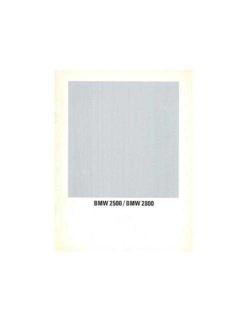 1970 BMW 2500 | 2800 BROCHURE NEDERLANDS, Boeken, Auto's | Folders en Tijdschriften, BMW